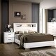preview thumbnail 7 of 5, Furniture of America Champs Solid Wood Storage 3-piece Queen Bed Set White