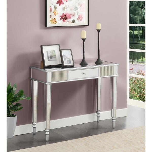 Convenience concepts deals mirrored desk