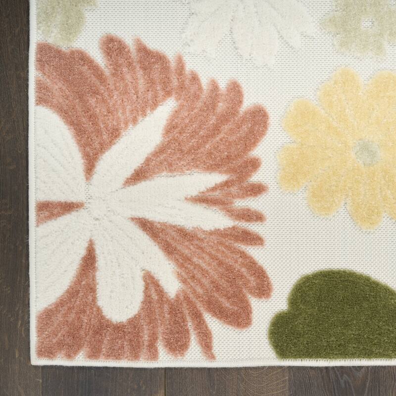 Nourison Aloha Indoor/Outdoor Floral Area Rug
