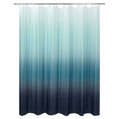Ombre Sparkle Shower Curtain Blue