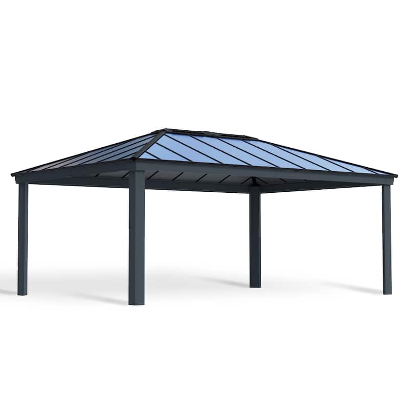 Canopia Colorado 14 ft. Gray/Gray Opaque Outdoor Carport