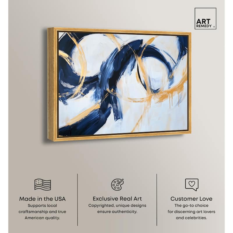 Bold Whirl II Canvas by Art Remedy