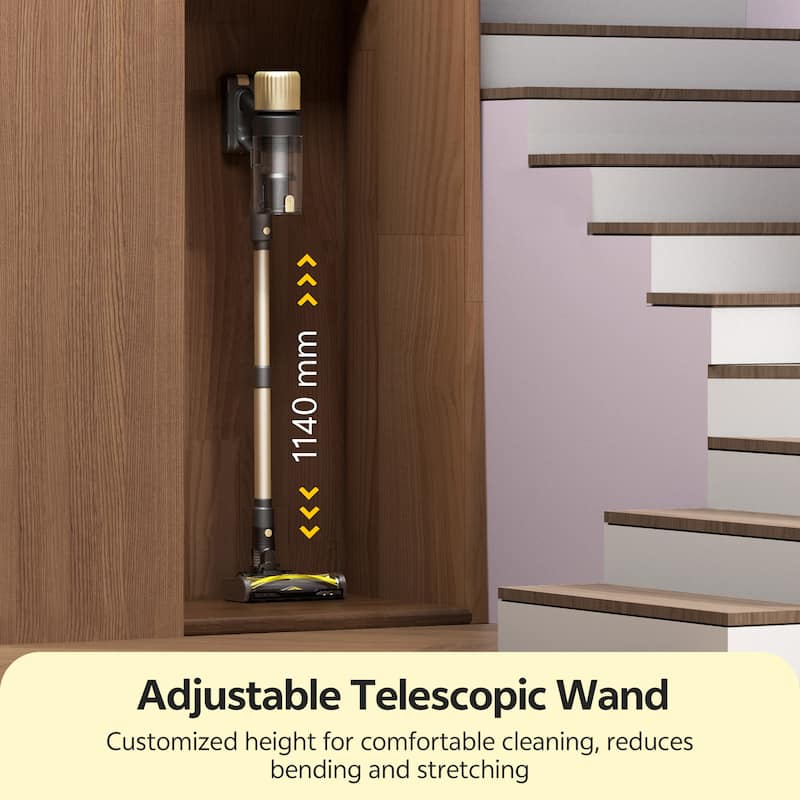 Cordless Vacuum Cleaner Ideal for Carpets and Pet Hair