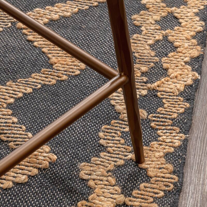 Classic Home Kayne Leather Counter Stool