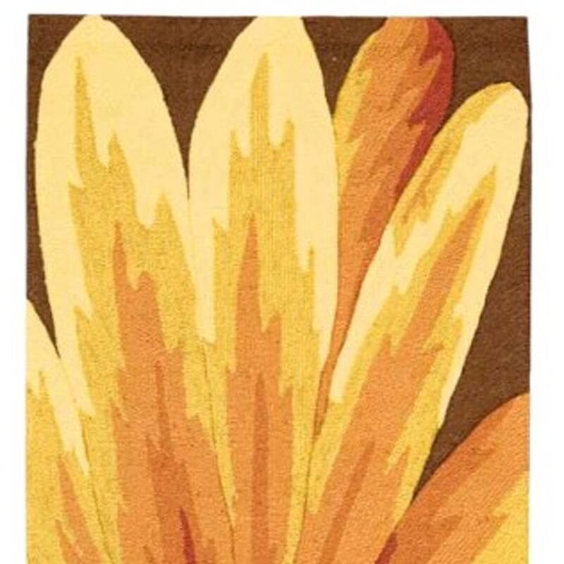 Gesuy Abstract Stain Resistant Low Pile Area Rug By HomeRoots - 96' X '27' X '0.25