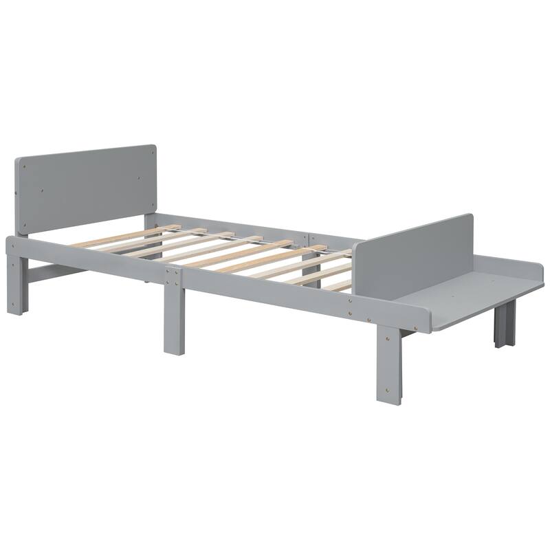 Twin Bed with Footboard Bench