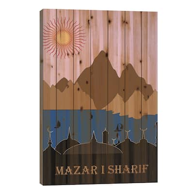 Mazar-i-Sharif Print On Wood by High Art - Multi-Color