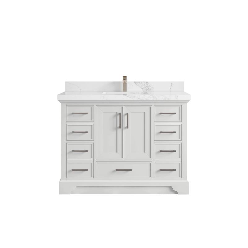 Willow Collections 48 x 22 Charlotte Single Sink Bathroom Vanity with Countertop