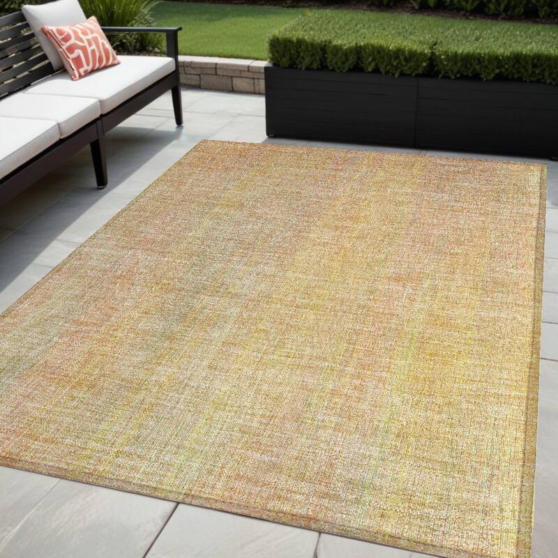 Altova Stripe Weather Resistant Classic Meets Modern Runner Outdoor Rug - 5' X 8' - Multi