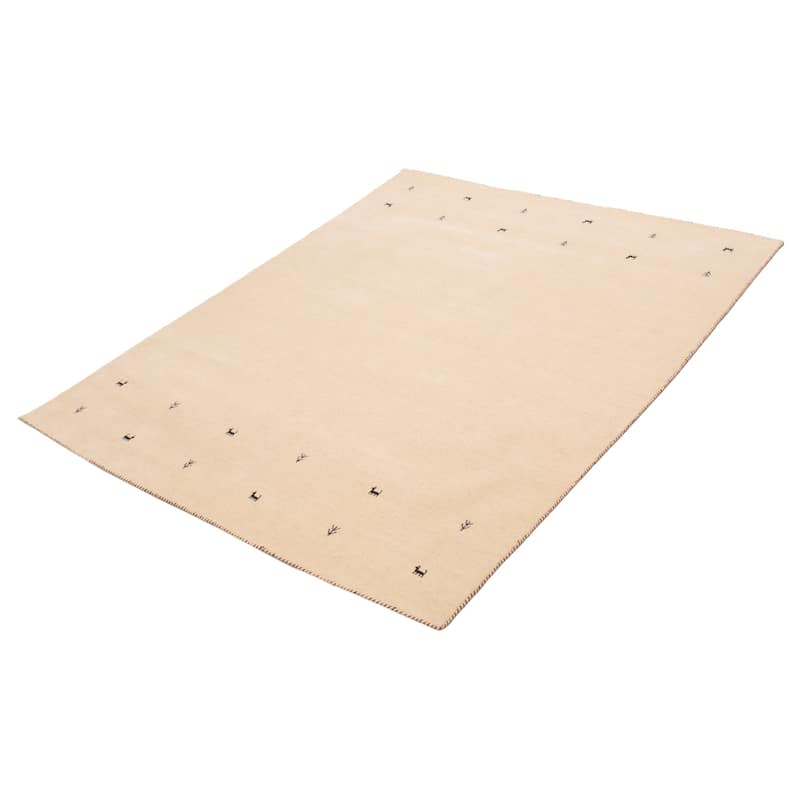 Kashkuli Gabbeh Cream Rug 6'8" x 8'2" - 6'8 x 8'2