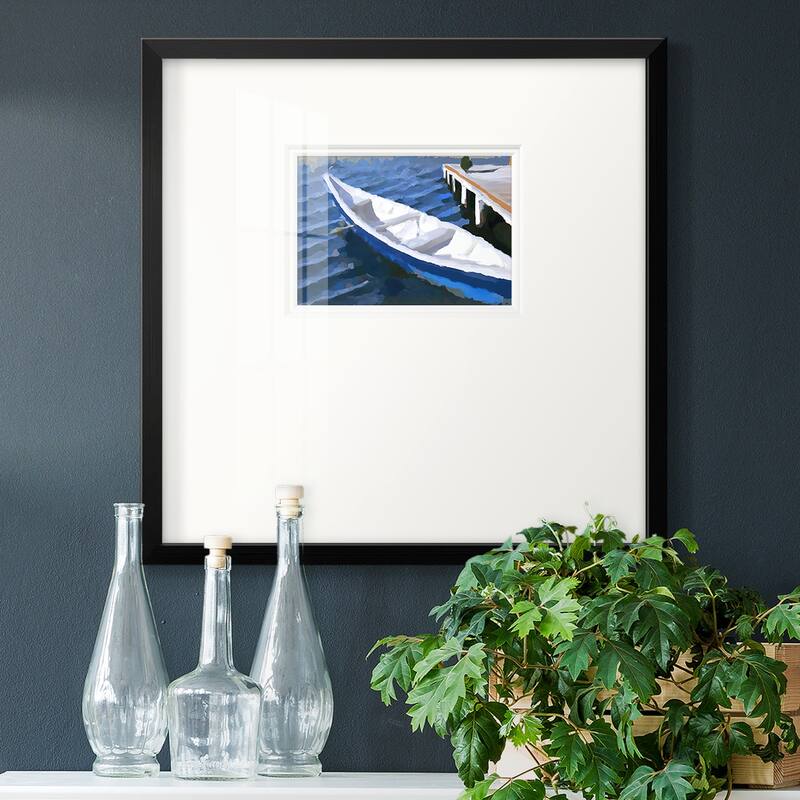 Colorful Rowboat IVPremium Framed Print