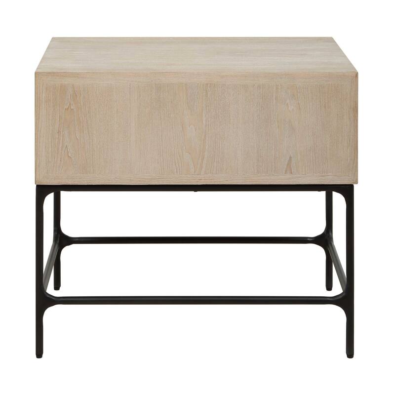 Uttermost Lunar Wooden Side Table - 26.00" W x 23.00" H x 19.00" D