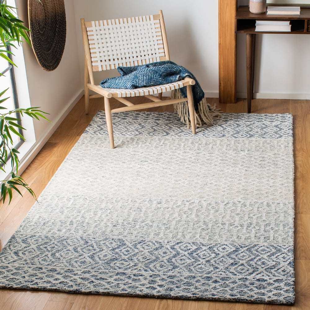 SAFAVIEH Handmade Glamour Sirlis Wool/ Viscose Rug