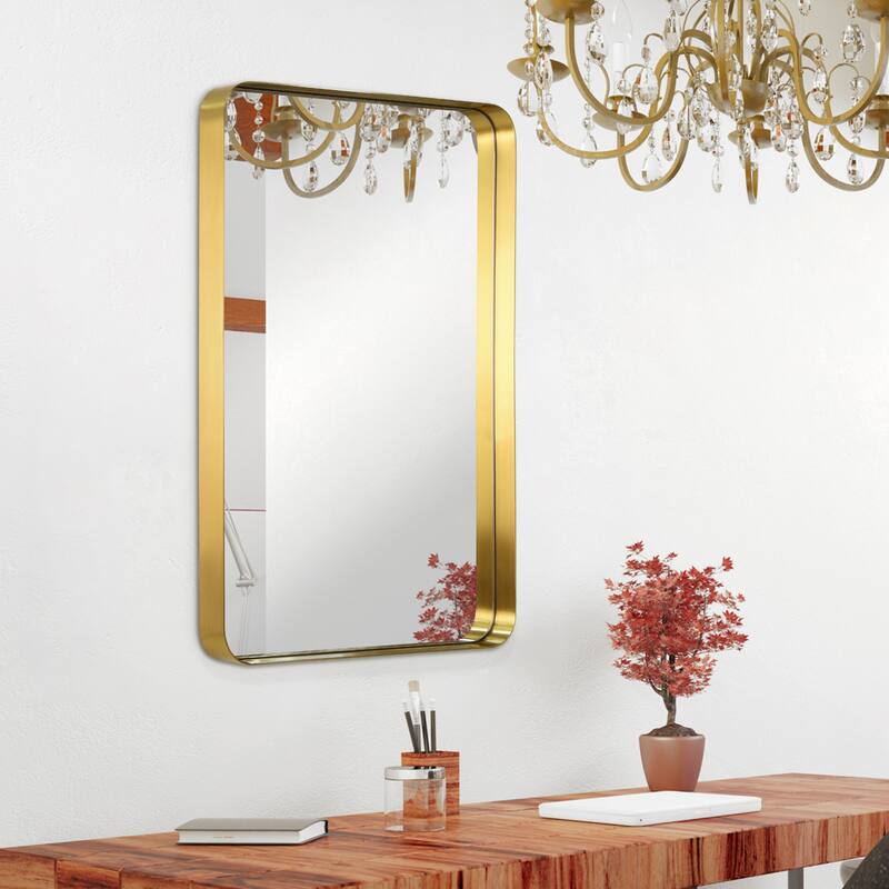 Ultra Stainless Steel Rectangular Wall Mirror