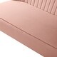 preview thumbnail 17 of 113, Monica Mid-century Channel Tufted Upholstered Loveseat