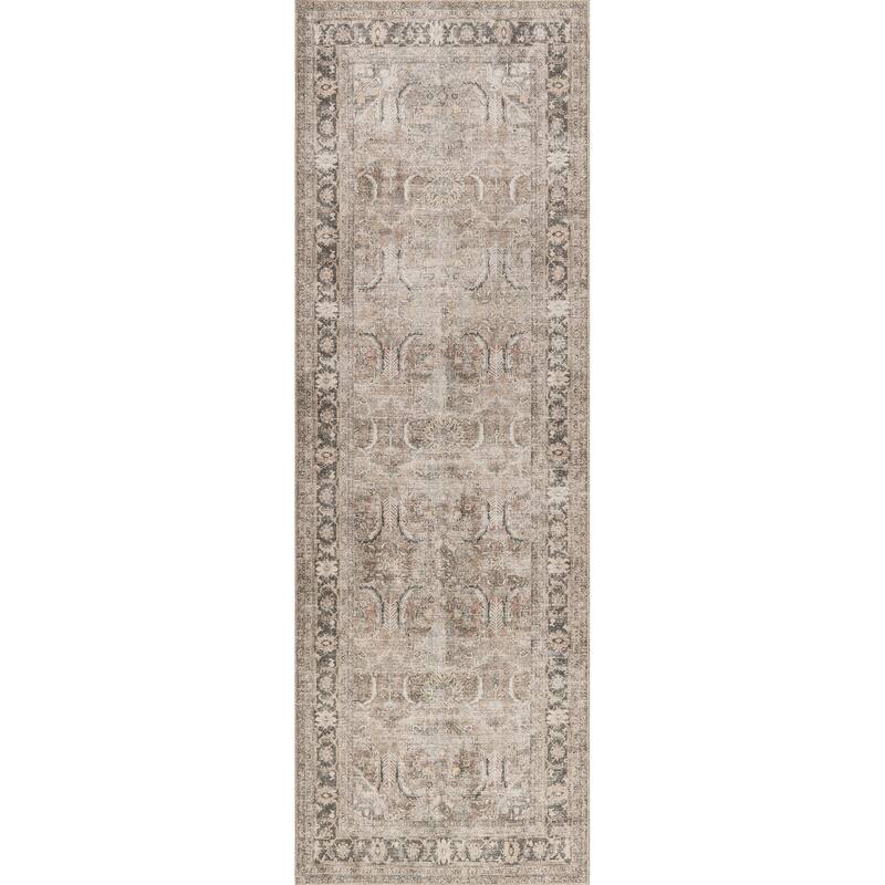 Nuloom Hillstone Collection Traditional Vintage Medallion Area Rug