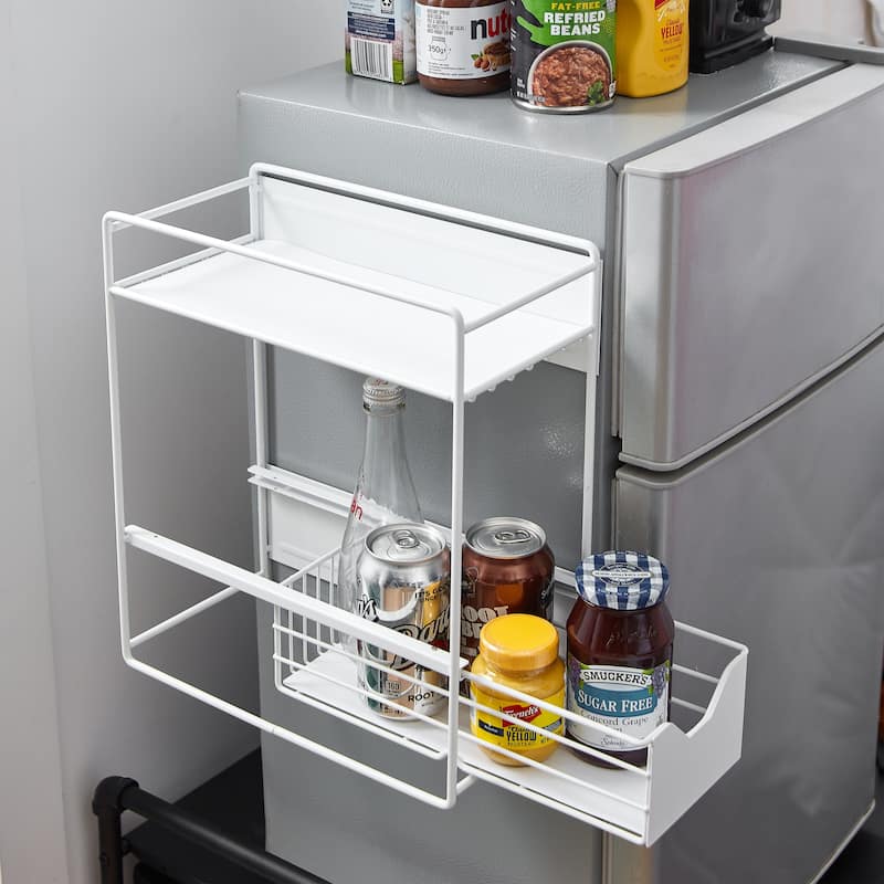 Suprima® Magnetic Fridge Sliding Shelf by DormCo