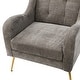 preview thumbnail 37 of 53, Hyperboreüs Upholstery Accent Armchair with Tufted Back by HULALA HOME