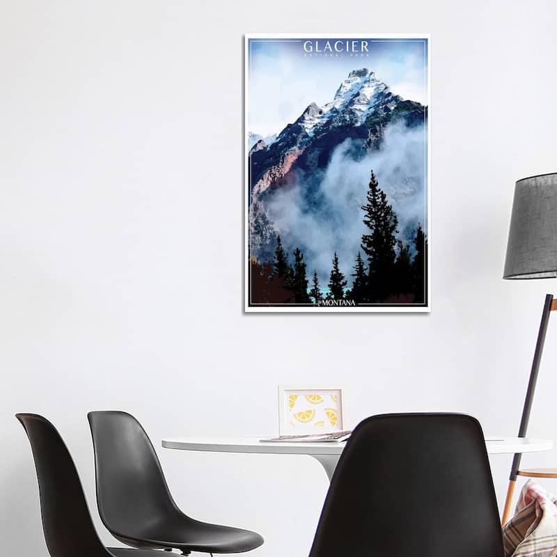 iCanvas "Glacier National Park" by Old Red Truck Canvas Print - 40x26x1.5