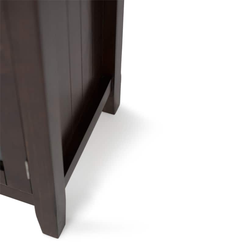 WYNDENHALL Normandy 39-in. Solid Wood Storage Cabinet - 39"w x 17"d x 42.2"h