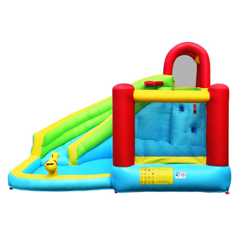 Gymax Inflatable Kids Water Slide Jumper Bounce House Splash Water - See Details