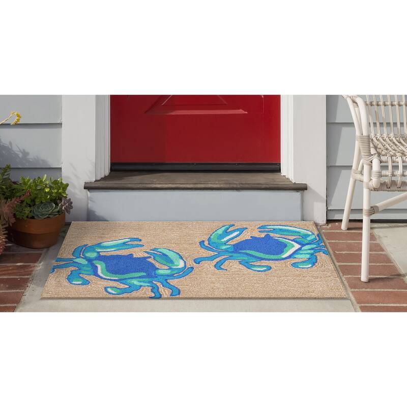 Liora Manne Frontporch Crabs Indoor/Outdoor Mat