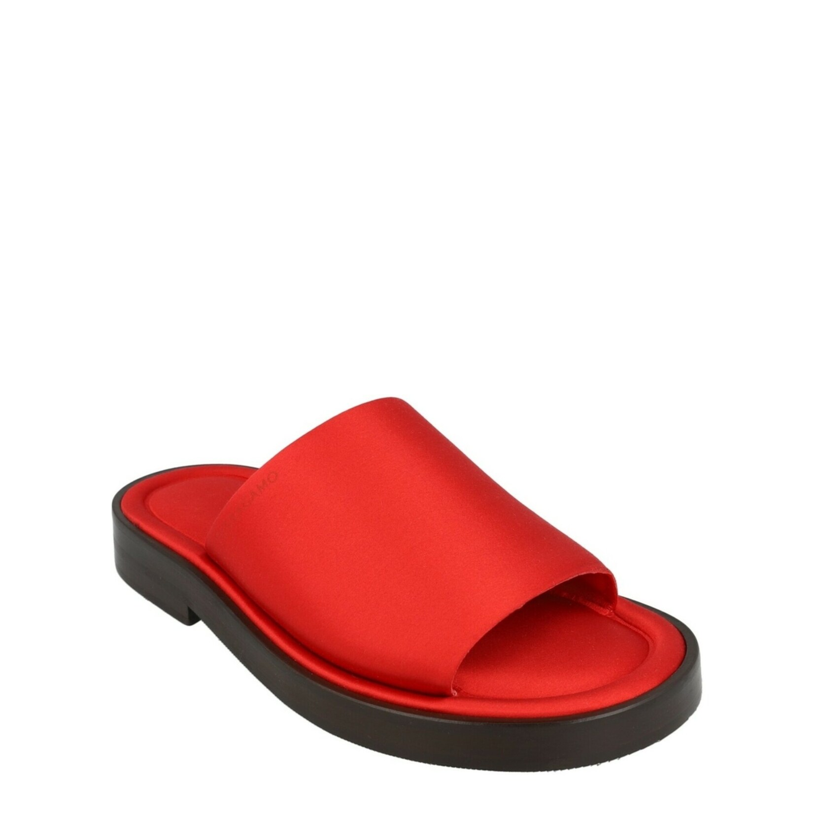 Ferragamo Giuneva Rubber Sandal, Red Ferragamo Giuneva Men main image 3