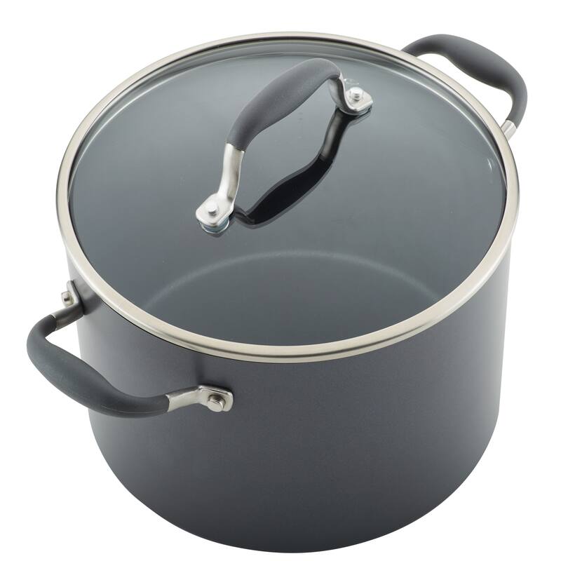 Anolon Advanced Home Hard-Anodized Nonstick Cookware Set, 11-Piece