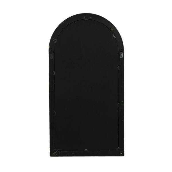 Shop Vintage Finish Wood Arched Window Frame Wall Mirror With