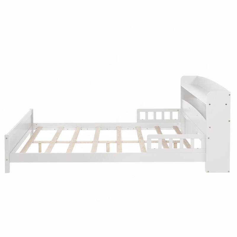 Full Pine Wood Bed with Innovative Features for Ultimate Comfort