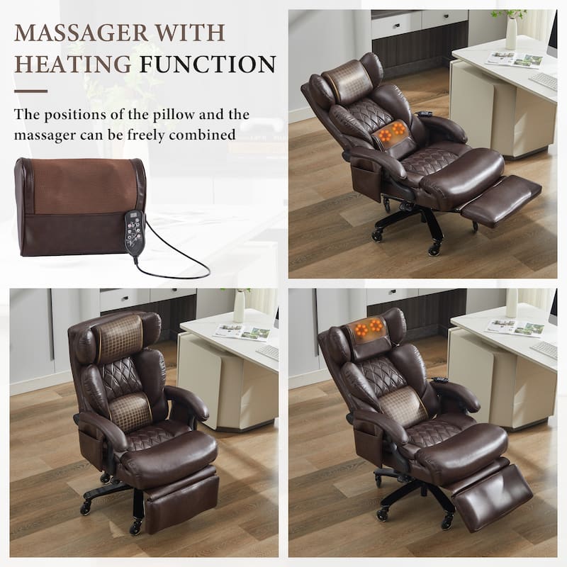 Large Computer Desk Chair,360 Swivel Office Chair With High Back,400 Lbs
