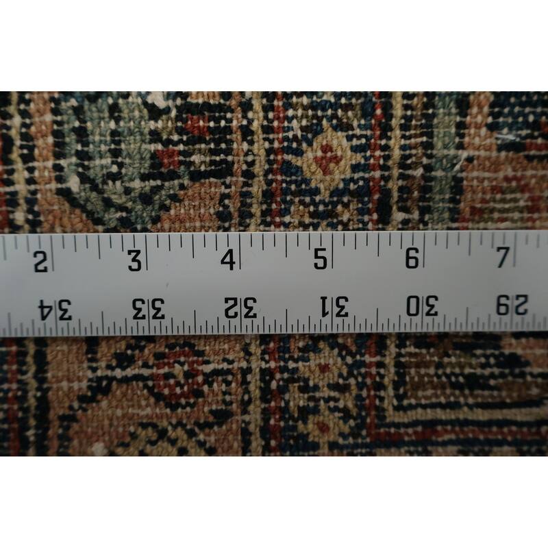 Hand Knotted Oriental 100% Wool Carpet Traditional Floral Oranges & Rust Hamedan Area Rug - 5' 0'' X 3' 6''