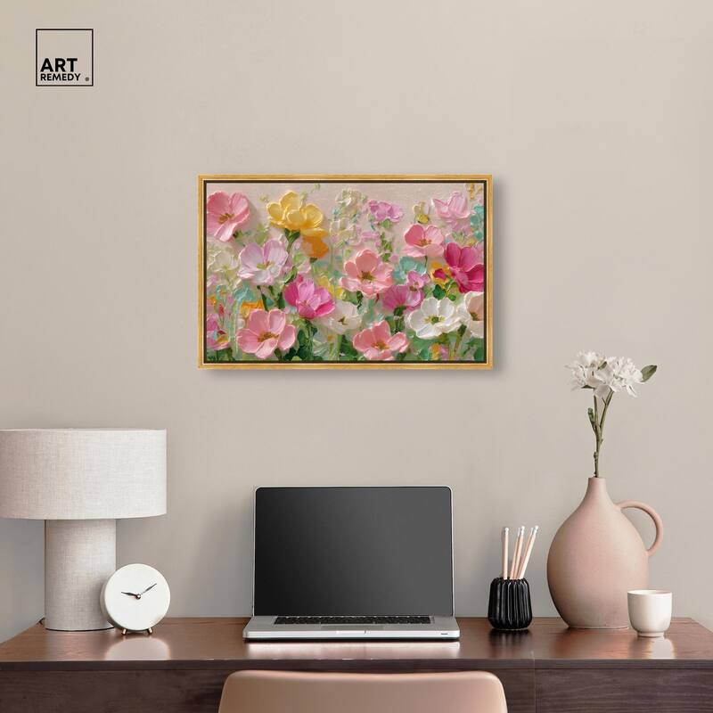Expressed in Petals I Canvas by Art Remedy