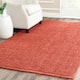 SAFAVIEH Jerneja Handmade Solid Chunky Jute Area Rug - 3' x 5' - Rust
