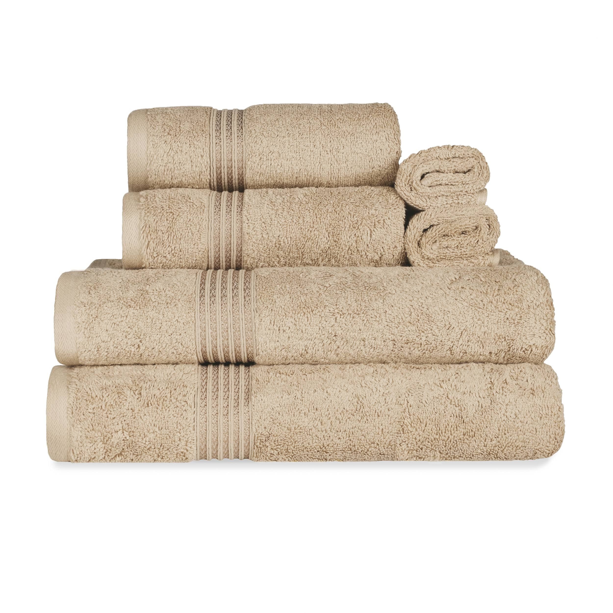 Superior Heritage Egyptian Cotton Absorbent 6-Piece Towel - Picture 57 of 70