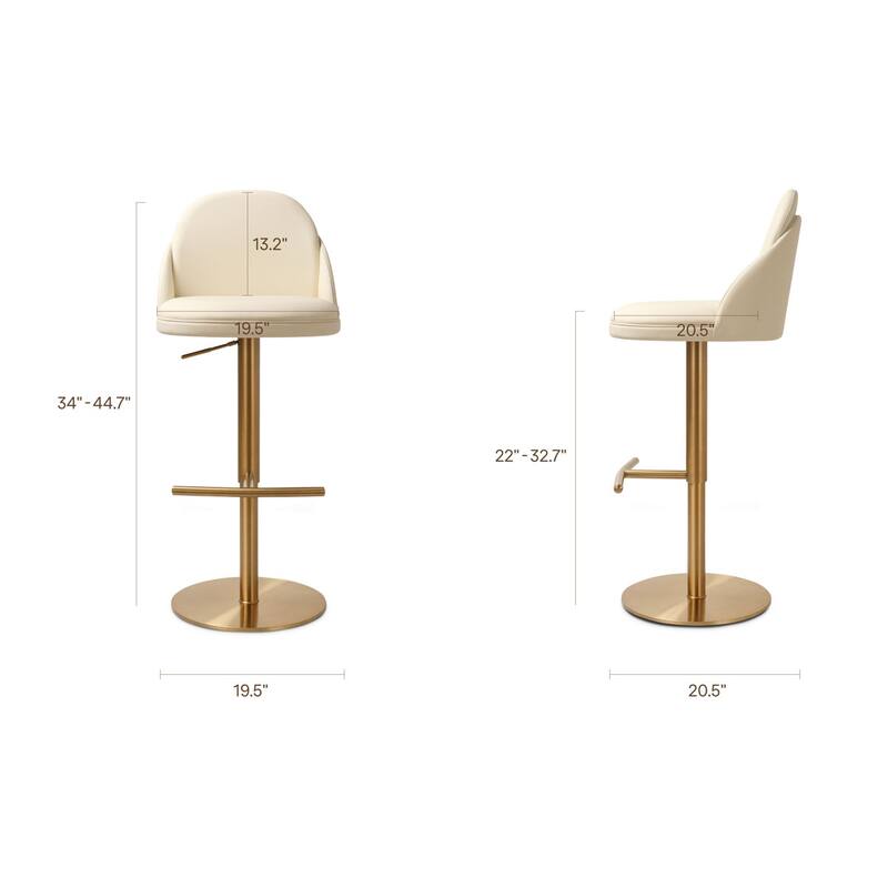 Finta 360 Degree Swivel Counter Stool