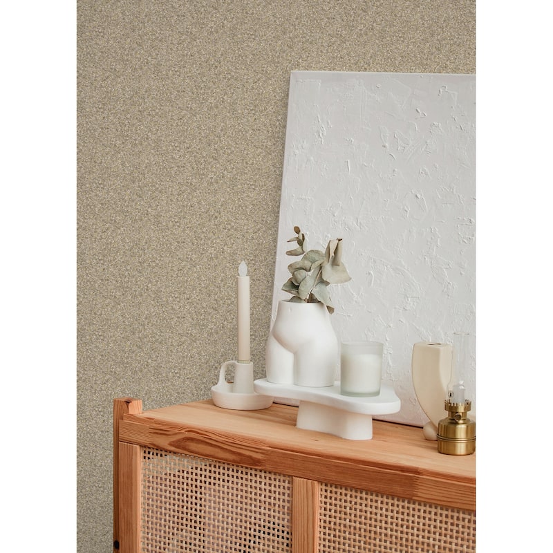 Monumental Beige Peel and Stick Wallpaper