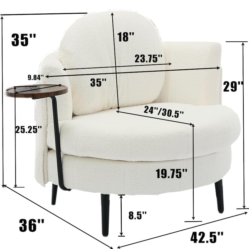 Single Sofa Chair With Footstool