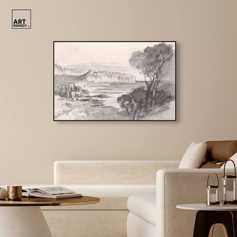 View across a Monaco Canvas by Art Remedy