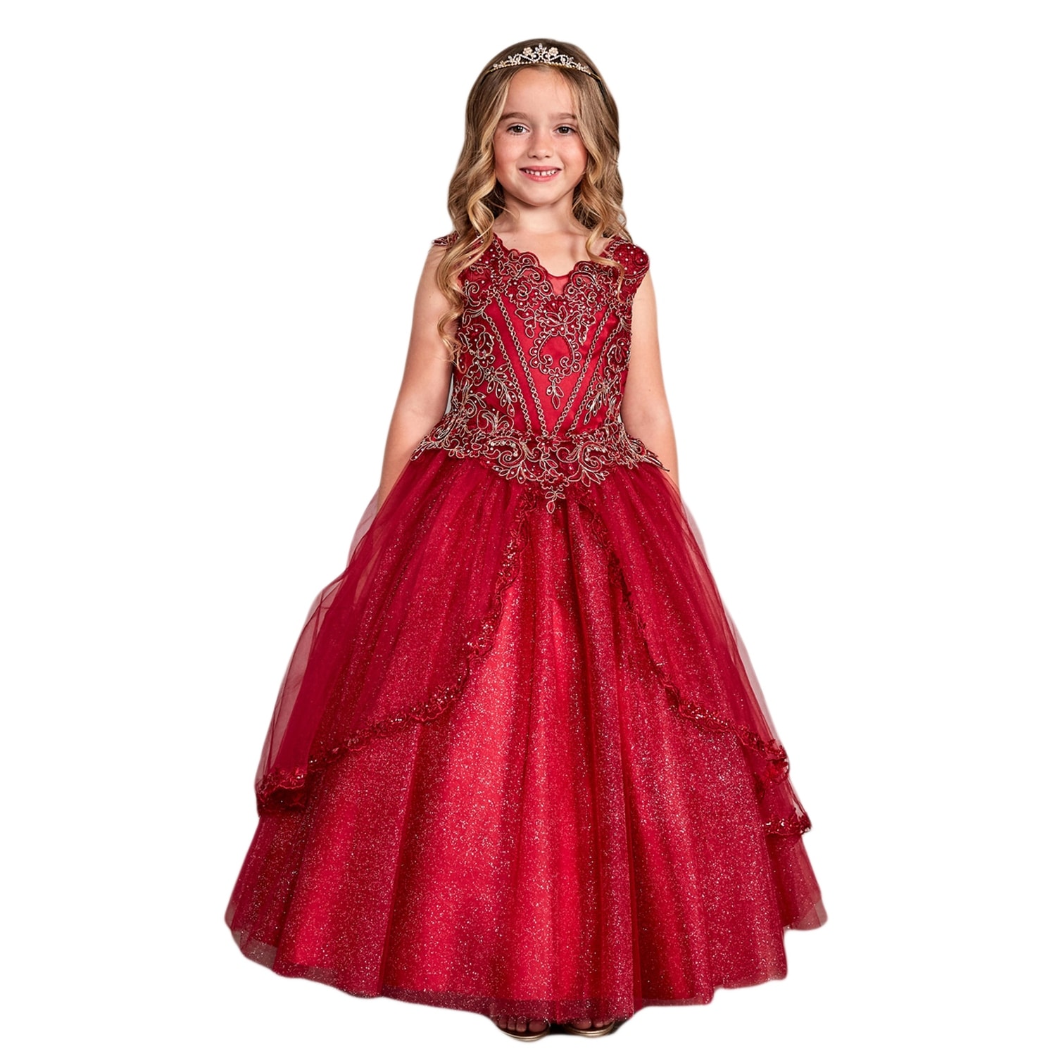 maroon little girl dress