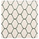 preview thumbnail 40 of 122, SAFAVIEH Hudson Shag Ogee Trellis 2-inch Thick Area Rug 7' Square - Ivory/Green