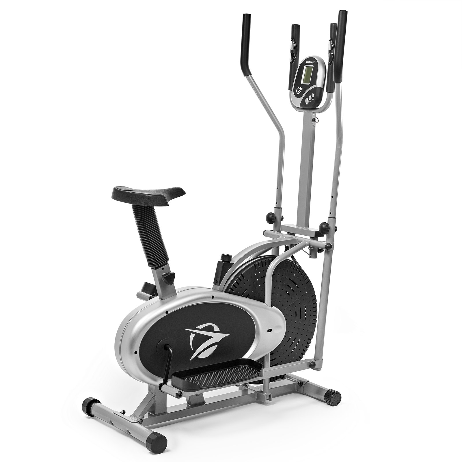 Exercise Bike Clearance Sale Stationary Bike Fitness Home Gym, Black and  White