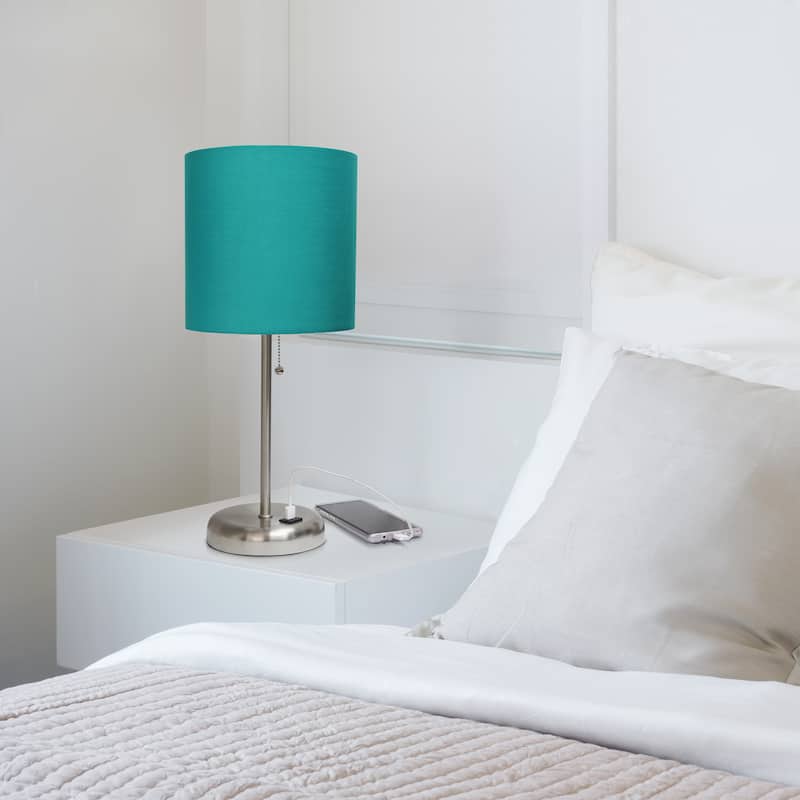 Simple Designs 19.5" Desk Lamp with Feit LED Bulb Included - 19.50
