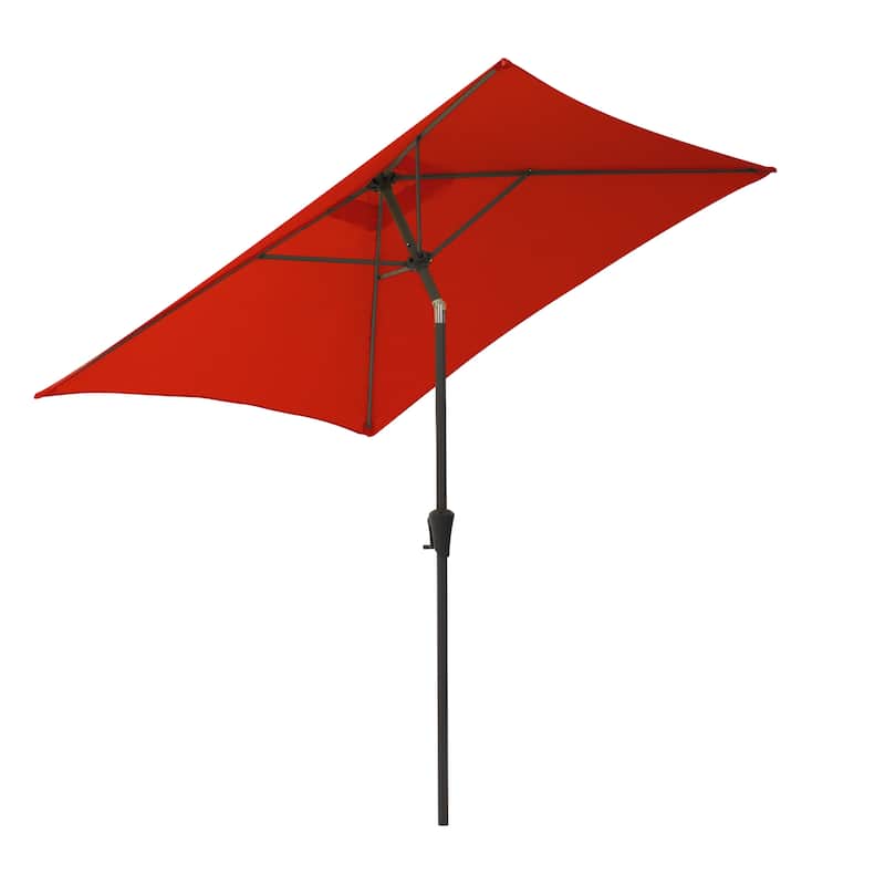 6.5ft Square Tilting Patio Umbrella