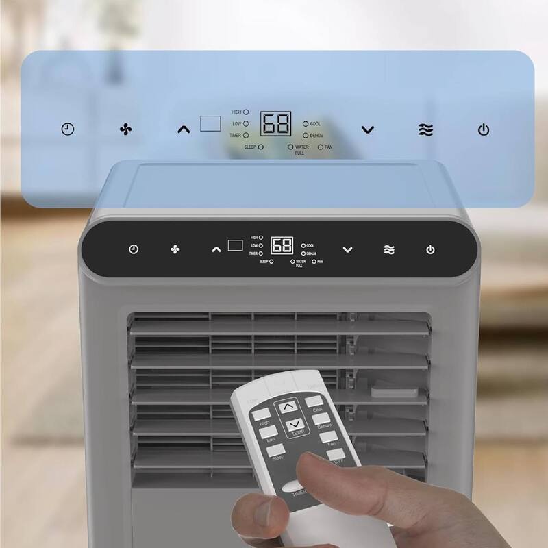 8000 BTU Portable Air Conditioner for 350 Sq.Ft. Home, Office - N/A