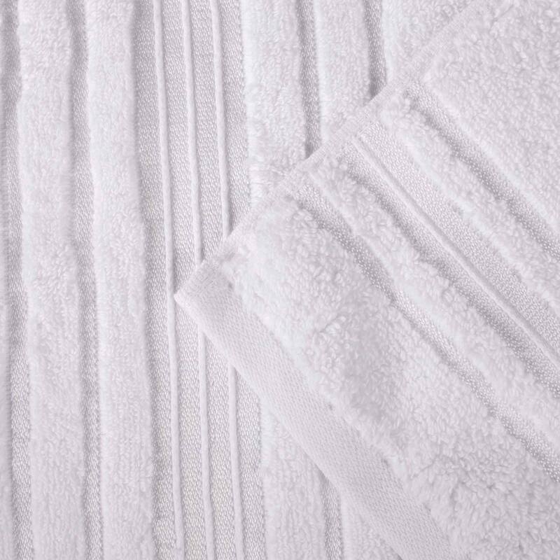 Superior Sadie Zero Twist Cotton Solid and Floral 9 Piece Towel Set