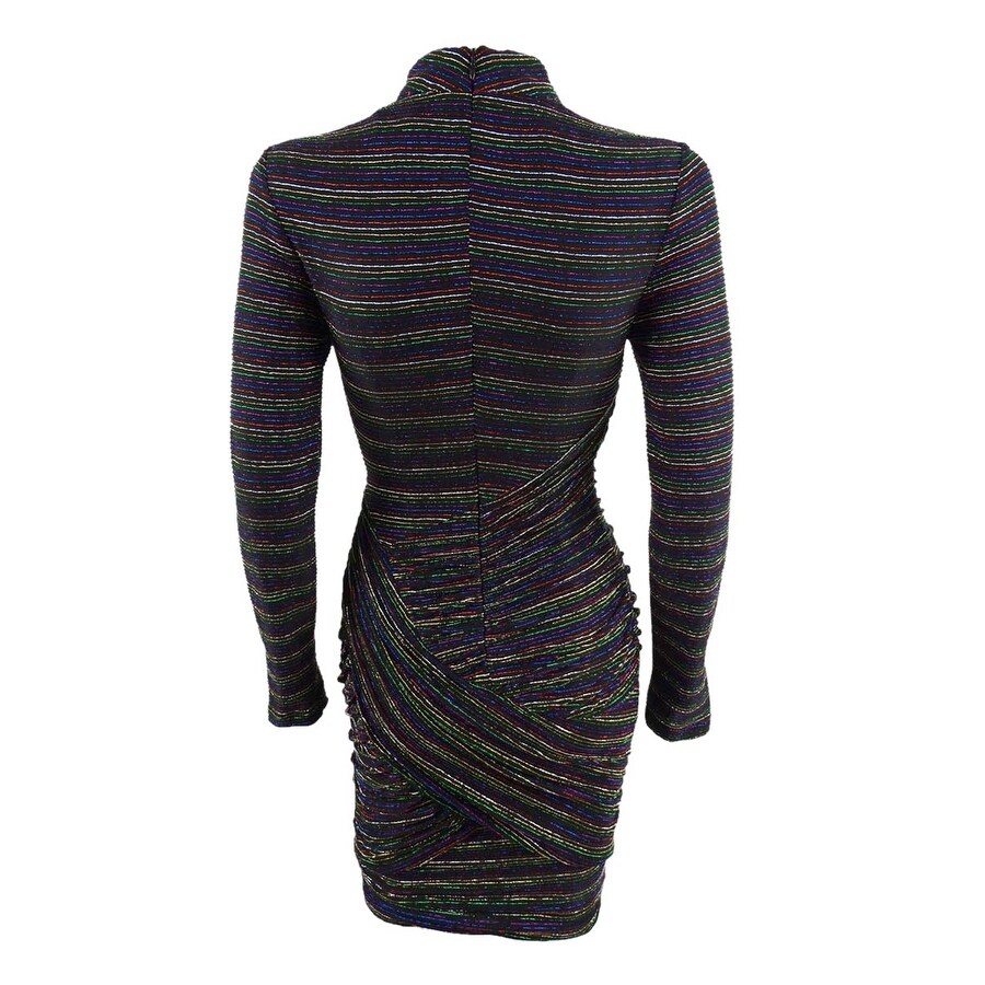 Trina Trina Turk Women's Golden Metallic-Stripe Bodycon Dress - Overstock -  41167858