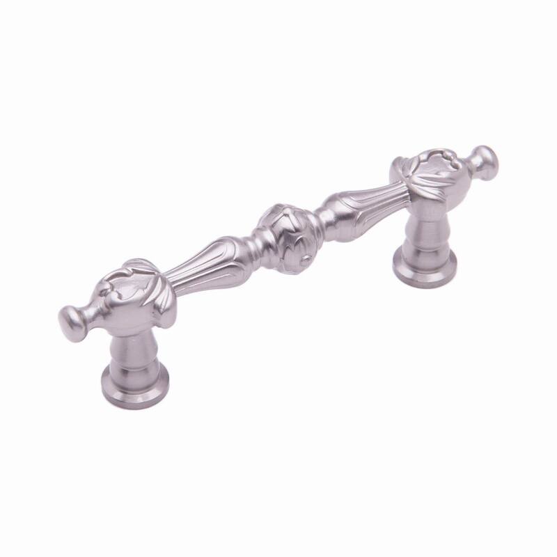 RK International Augustine 3 Inch Center to Center Bar Cabinet Pull - Satin Nickel