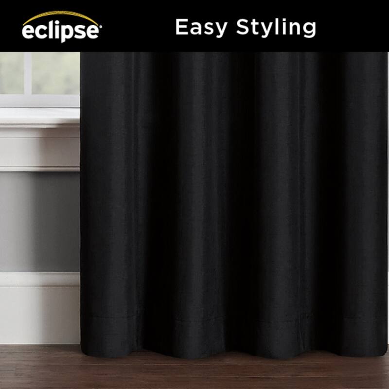 Eclipse Kendall Thermaback Grommet Extra Wide Sliding Patio Door Curtain Panel, 84 In Long x 100 In Wide