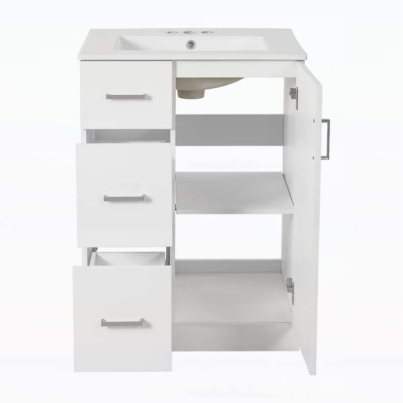 24" Modern Bathroom Vanity with Sink
